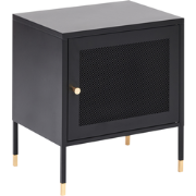 OSSETT - Nachtkastje - Zwart - Staal