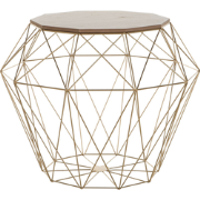 ELIDA - Bijzettafel - Lichte houtkleur - MDF