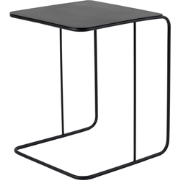 Bijzettafel met metalen blad H46 cm - OWEN