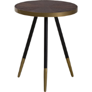 RAMONA - Bijzettafel - Zwart - MDF