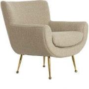 Light&living Stoel 79x76x79 cm VINSTRA beige+goud