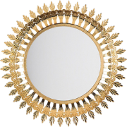 VOREY - Wandspiegel - Goud  - Metaal