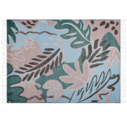 SOMANI - Plaid - Lichtblauw - 130 x 170 cm - Polyester