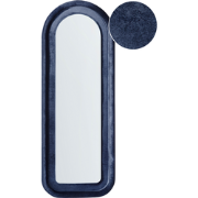 CULAN - Wandspiegel - Donkerblauw - Fluweel