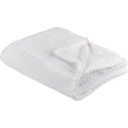 BJAS - Plaid - Wit - 150 x 200 cm - Polyester