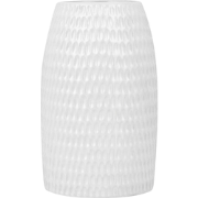 LINZI - Decoratieve vaas - Wit - Keramiek