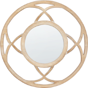 IZTAPALAPA - Spiegel - Lichte houtkleur - MDF