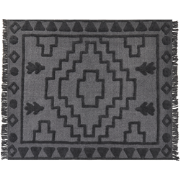 CHACK - Deken - Donkergrijs - 220 x 240 cm - Katoen