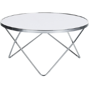 MERIDIAN  - Salontafel - Wit - Veiligheidsglas