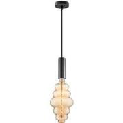 Home sweet home hanglamp Saga zwart Cloud - amber