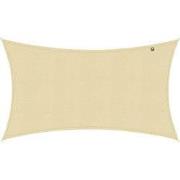 Kopu® Schaduwdoek Rechthoek 280 gram Waterdoorlatend 4x6 m - Creme
