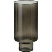 Mica Decorations Vaas Fallon - 24x24x50 cm - Glas - Zwart