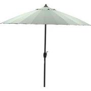 Manilla parasol - Ø250 cm - carbon black - olijf