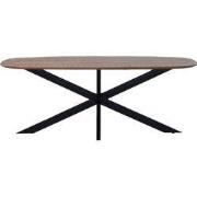 Eettafel Deens Ovaal - Bruin Hout - 240cm - Tafel Jordan