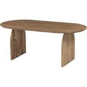 Eettafel Ovaal 200cm - Naturel - Mangohout - Eettafel Daan