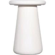 Bijzettafel Rond Beige - 35cm - Betonlook - Tafel Romy