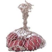 PTMD Deco Object Peony - 19x17x8 cm - Hout - Roest
