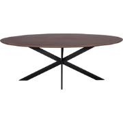 Starfurn Eiken eettafel Ferris | Ovaal 210 cm | Walnoot