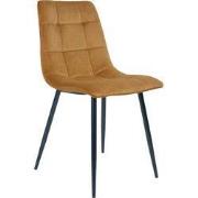 House Nordic Eetkamerstoel Middelfart Mosterd - Set van 2