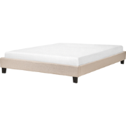 ROANNE  - Tweepersoonsbed - Beige - 160 x 200 cm - Polyester