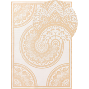 HUBLI - Tuintapijt - Beige - 160 x 230 cm - Polypropyleen