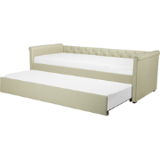 LIBOURNE - Onderschuifbed - Beige - 80 x 200 cm - Polyester