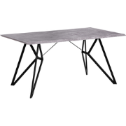 BUSCOT - Eettafel - Lichtgrijs - 90 x 160 cm - MDF