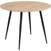 BJORKA - Ronde eettafel - Lichthout - 100 cm - MDF