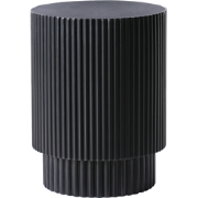 BICCARI - Bijzettafel - Zwart - Lichtbeton