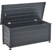 CAMPALTO - Kussenbox - Donkergrijs - 113 x 50 cm - Aluminium