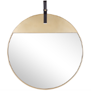 GURS - Wandspiegel - Donkerbruin - IJzer