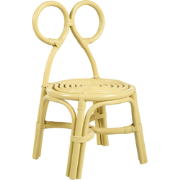 MIRTIA - Kinderstoel - Geel - Rotan