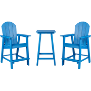 ADIRONDACK - Balkonset - Blauw - Kunsthout