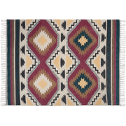 NAGON - Plaid - Multicolor - 130 x 180 cm - Katoen