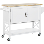 MELE - Keukentrolley - Wit - MDF