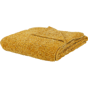 HAIFA - Plaid - Mosterdgeel - 150 x 200 cm - Polyester