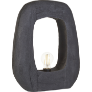 AJAY - Tafellamp - Zwart - Hout