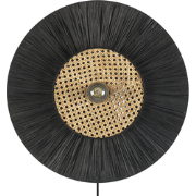 YAAPI -Wandlamp - Zwart - Papier