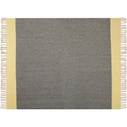 LAPU - Plaid - Donkergrijs - 125 x 150 cm - Katoen