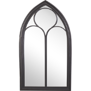 TRELLY - Wandspiegel - Zwart  - Metaal