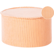 ZIKRIA  - Poef - Perzik - Fluweel