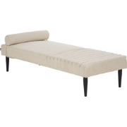 MAURIAC - Chaise longue - Beige - Polyester