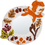 BORITI - Wandspiegel - Meerkleurig - Katoen