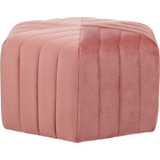 MURIETTA - Poef - Roze - Fluweel