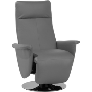 PRIME  - TV-fauteuil - Grijs - Kunstleer