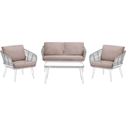 CORINTH - Tuinkussenhoezen set - Beige - Polyester