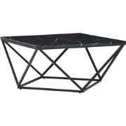 MALIBU  - Salontafel - Zwart/Marmer - MDF