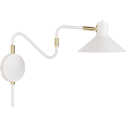 BALIEM - Wandlamp - Wit - Metaal