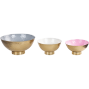 BARU - Decoratieve schalen set van 3 - Goud - IJzer