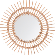 STENEN - Wandspiegel - Natuurlijk  - Rotan